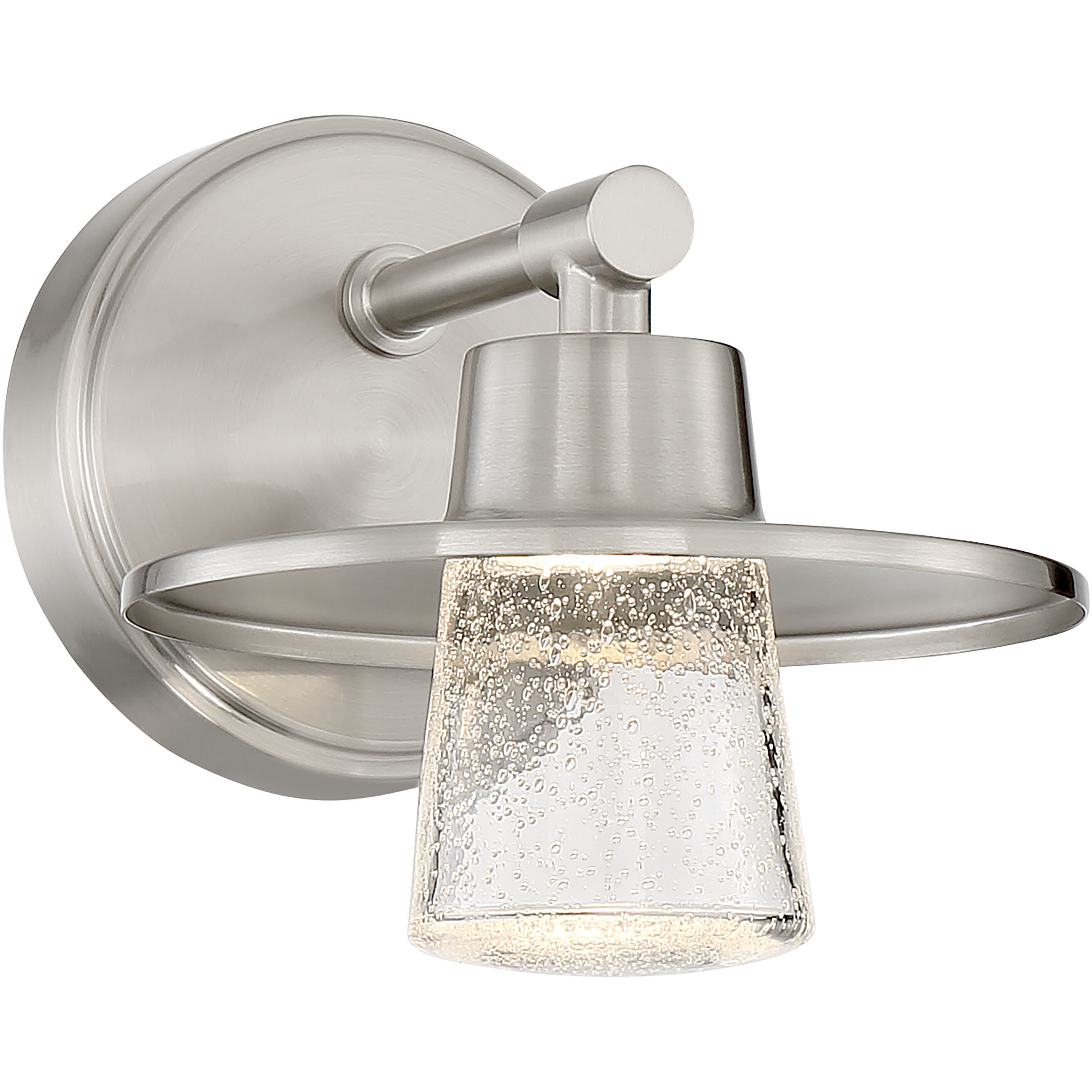 Beacon Avenue LED 7 inch Brushed Nickel Bath Light Wall Light