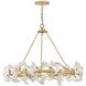 Audra 6 Light 36 inch Deluxe Gold Chandelier Ceiling Light