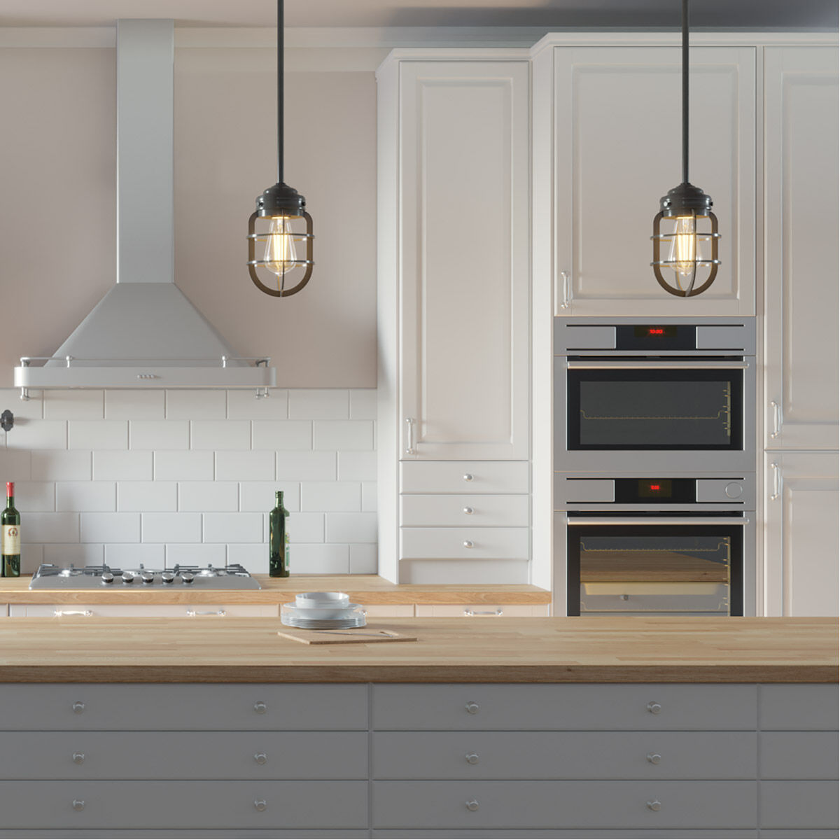 Starklake 1 Light Noble Bronze Mini Pendant Ceiling Light