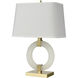 Envrion 23 inch 100 watt Honey Brass Table Lamp Portable Light