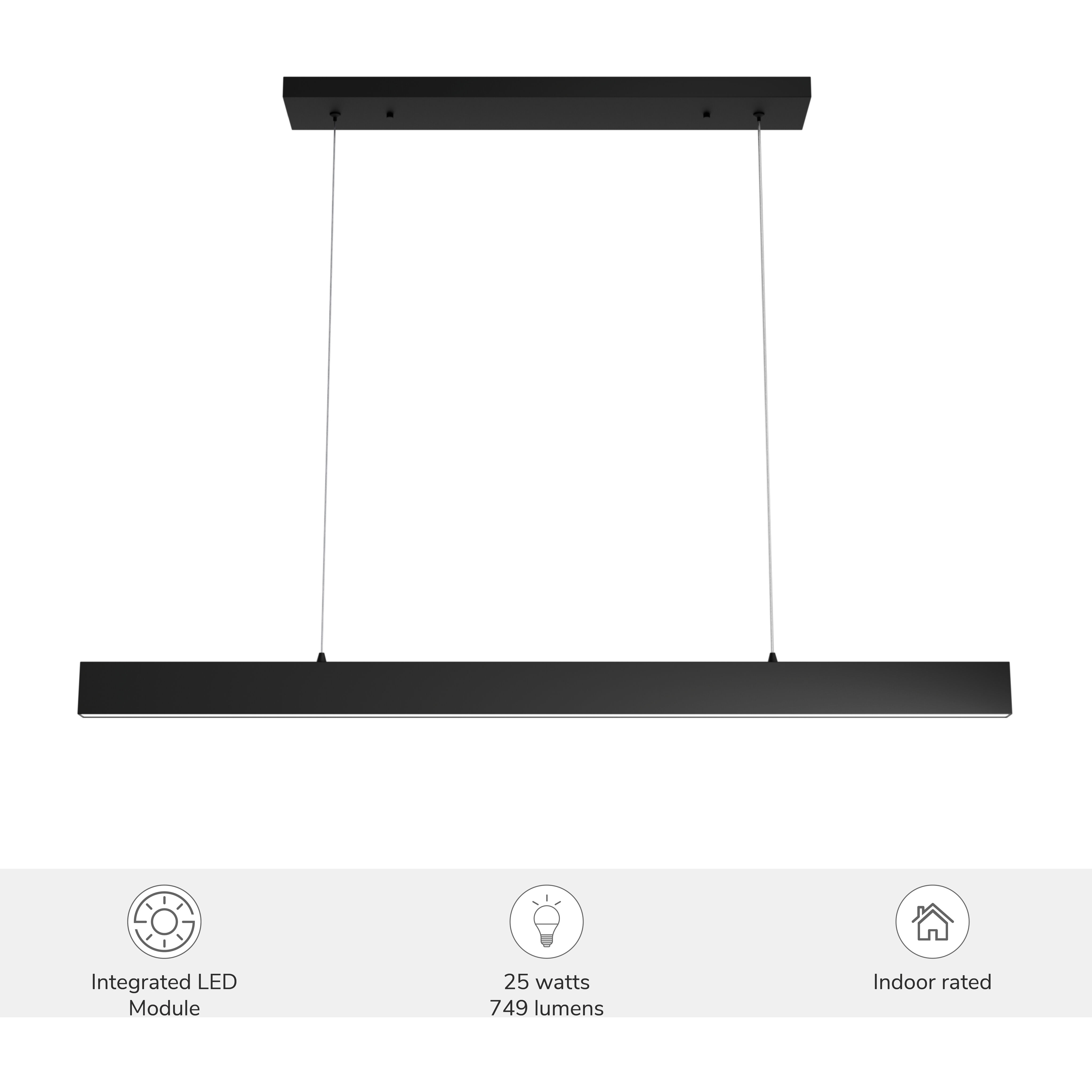 Canoga Linear Chandelier Ceiling Light, Large