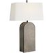 Cavallo 31 inch 150 watt Gray and Blackened Iron Table Lamp Portable Light