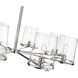 Callista 8 Light 44 inch Polished Nickel Chandelier Ceiling Light