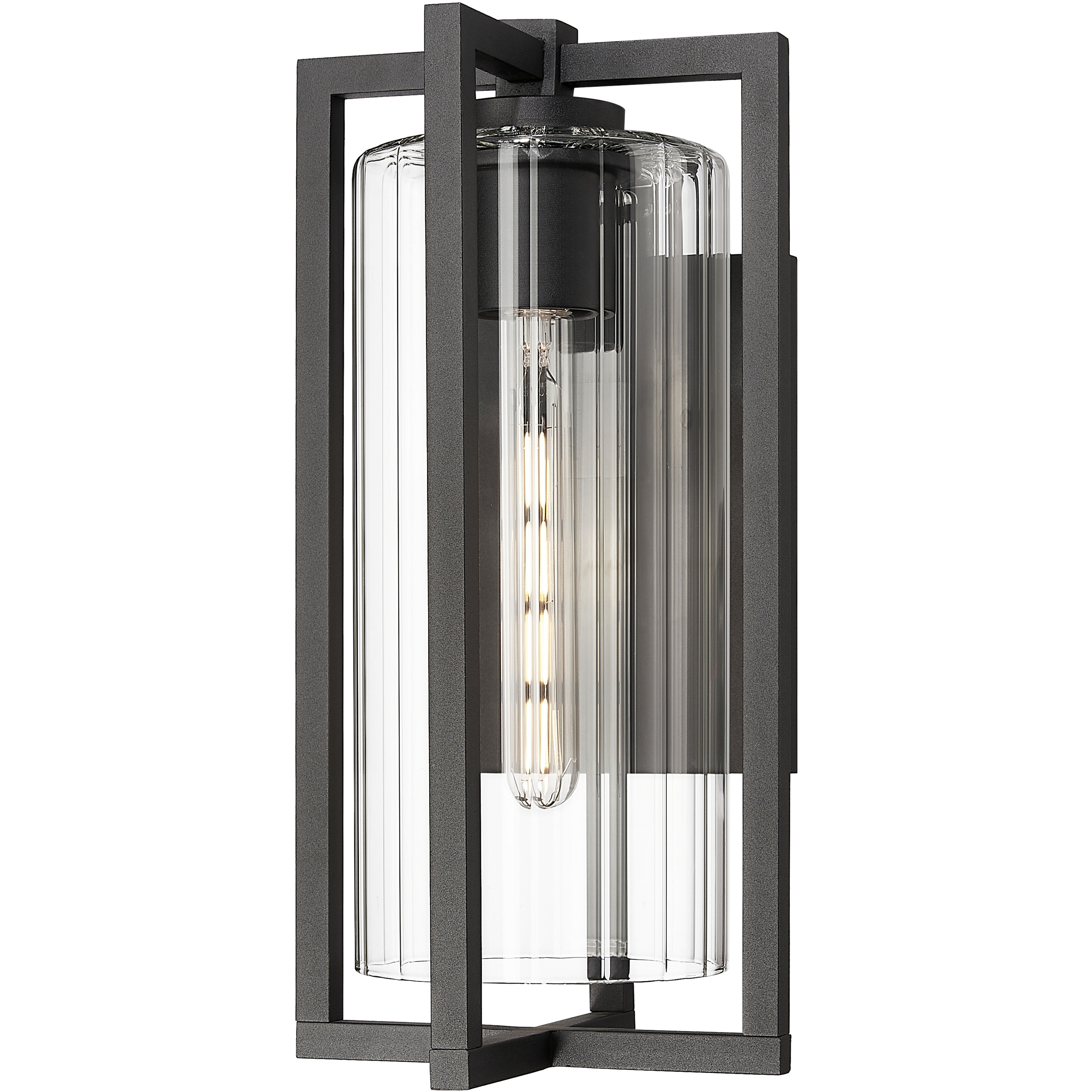 Aura Outdoor Wall Light in Black, G9