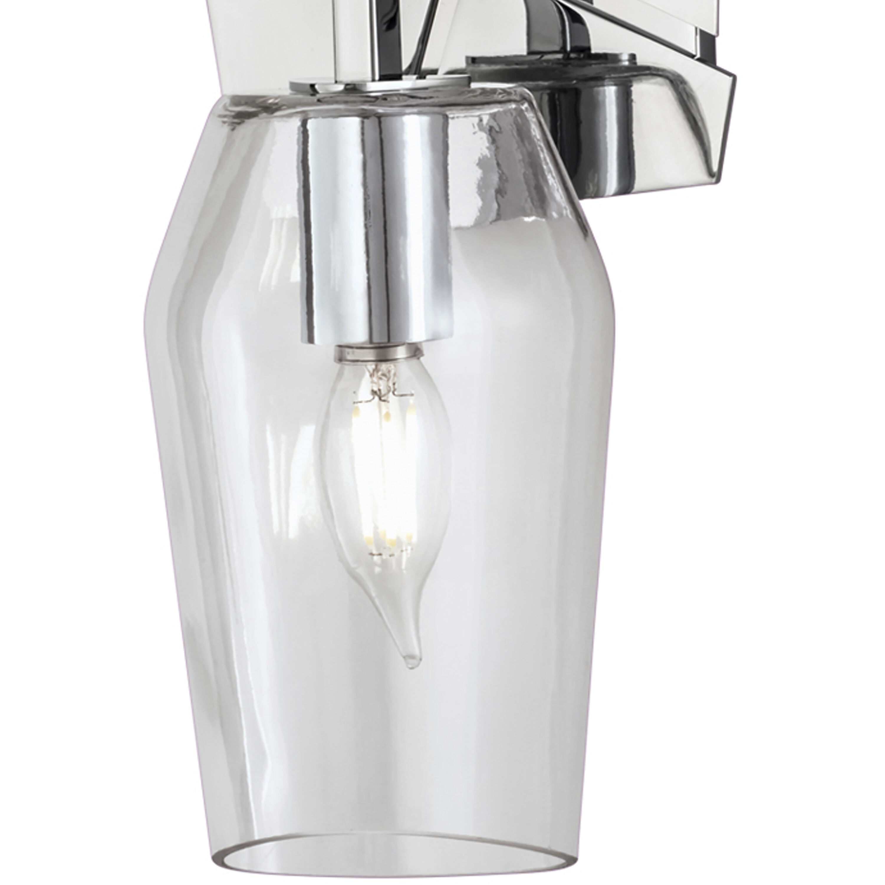 Gaia Sconce Wall Light in Chrome