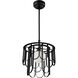 Melody 1 Light 15 inch Flat Black Pendant Ceiling Light