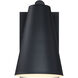 Cedar Mist 1 Light 11.75 inch Black Outdoor Wall Sconce