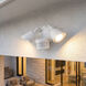 Stella LED 6.7 inch White Double Flood Light, Motion Sensored