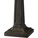 Stone Filigree 24 inch 60 watt Bronze with Multicolor Table Lamp Portable Light
