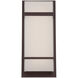 Phantom LED 16 inch Bronze Outdoor Wall Light in 16in.