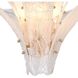 Fiore 5 Light 20 inch Antique Gold Leaf Semi Flush Ceiling Light