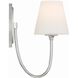 Juno Bath Sconce Wall Light in Polished Nickel