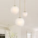 Pixie LED 28.75 inch Brushed Gold Chandelier Ceiling Light