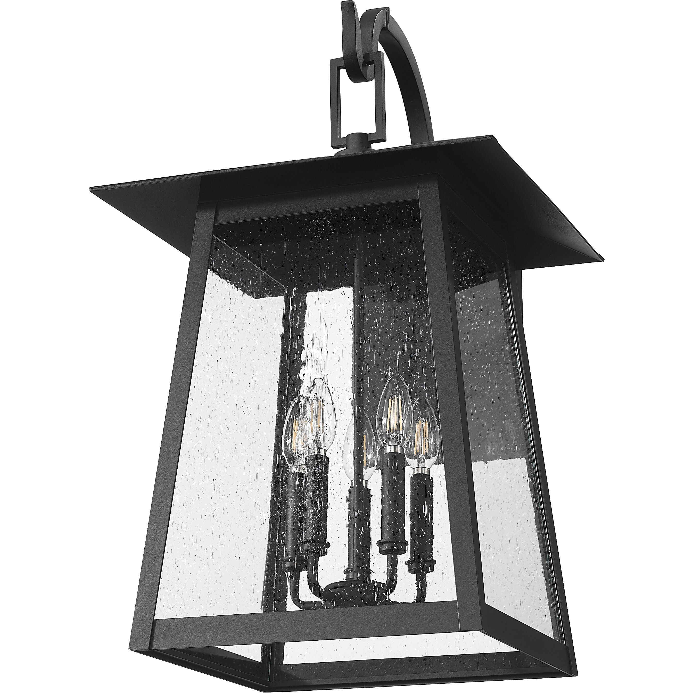 Rainer Outdoor Wall Light in Black, G9
