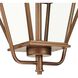 Bradshaw 1 Light 12 inch Antique Copper Outdoor Hanging Lantern, Design Series