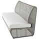 Dupont Pearl and Weathered Gray Outdoor Sofa