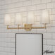 Nolita 4 Light 30 inch Alturas Gold Vanity Light Wall Light