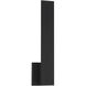 Davis LED 18 inch Black Outdoor Wall Lantern