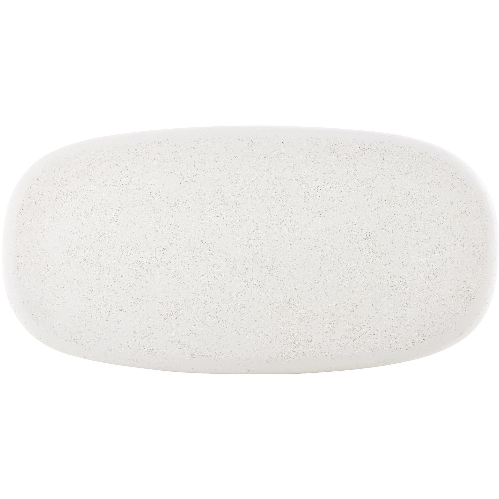 Leyton 60 X 16 inch Warm White Outdoor Coffee Table