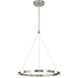 Rezz LED 27.63 inch Brushed Nickel Pendant Ceiling Light