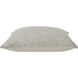 Azucar 20 inch Stone and White Indoor Pillow