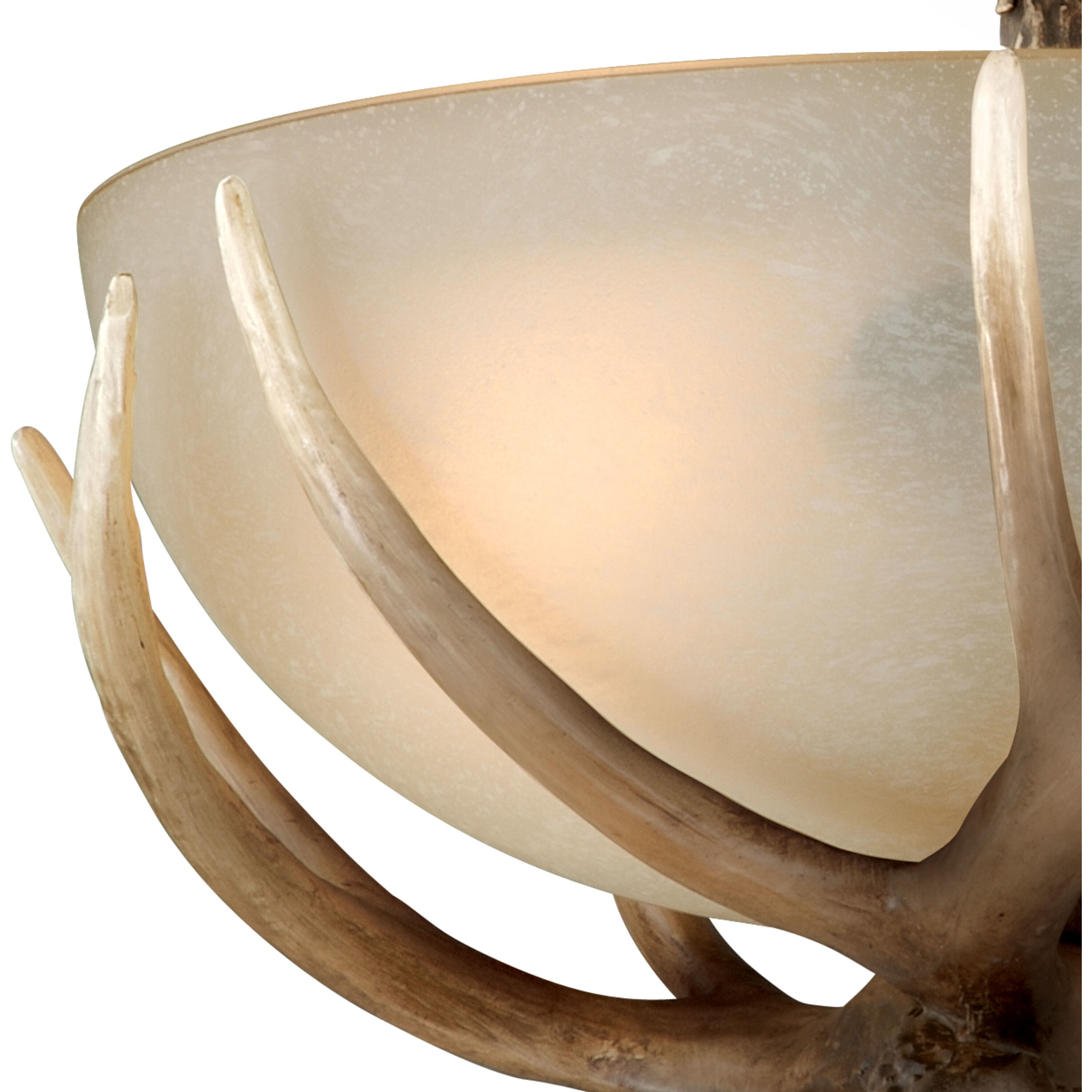 Yoho LED 12 inch Black Walnut Semi-Flush Mount Ceiling Light