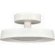 Nancy LED 11.75 inch Matte White Semi Flush Mount Ceiling Light