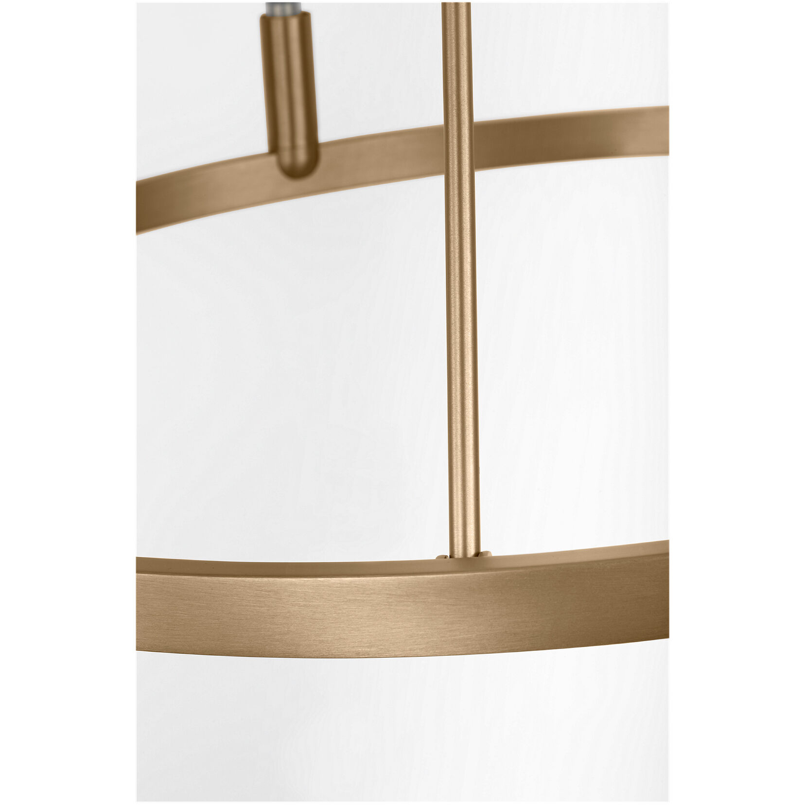 Mirla LED 28 inch Satin Brass Chandelier Ceiling Light