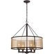 Diffusion 4 Light 24 inch Oil Rubbed Bronze Chandelier Ceiling Light
