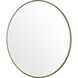 Delk 35.5 X 35.5 inch Brass with Mirror Wall Mirror