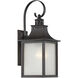Monte Grande Outdoor Wall Lantern in Slate