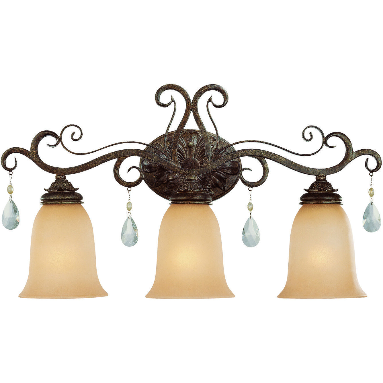 Englewood 3 Light 25.25 inch French Roast Vanity Light Wall Light