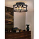 Wymer 3 Light 15 inch Zinc Semi Flush Mount Ceiling Light