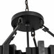 Matrix 14 Light 30 inch Matte Black and French Gold Chandelier Ceiling Light in Matte Black/French Gold