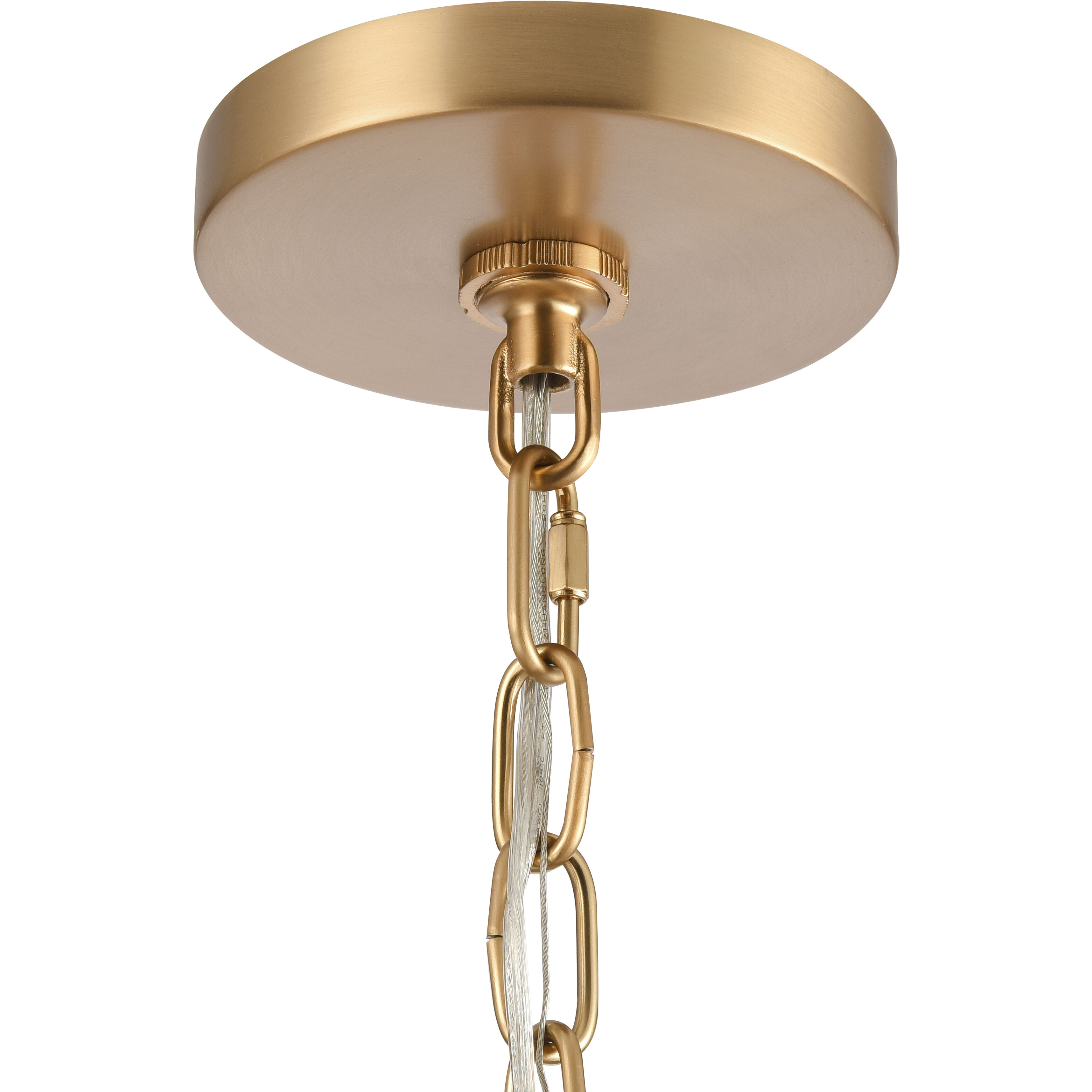 Emmett 4 Light 17 inch Brushed Gold Pendant Ceiling Light