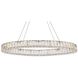 Monroe 1 Light 36 inch Chrome Pendant Ceiling Light