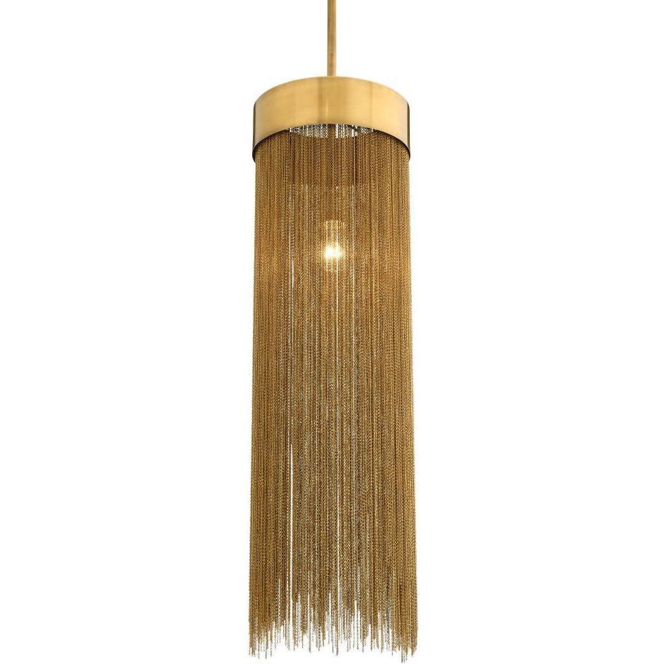Fatima 1 Light 10 inch Vintage Brass Pendant Ceiling Light
