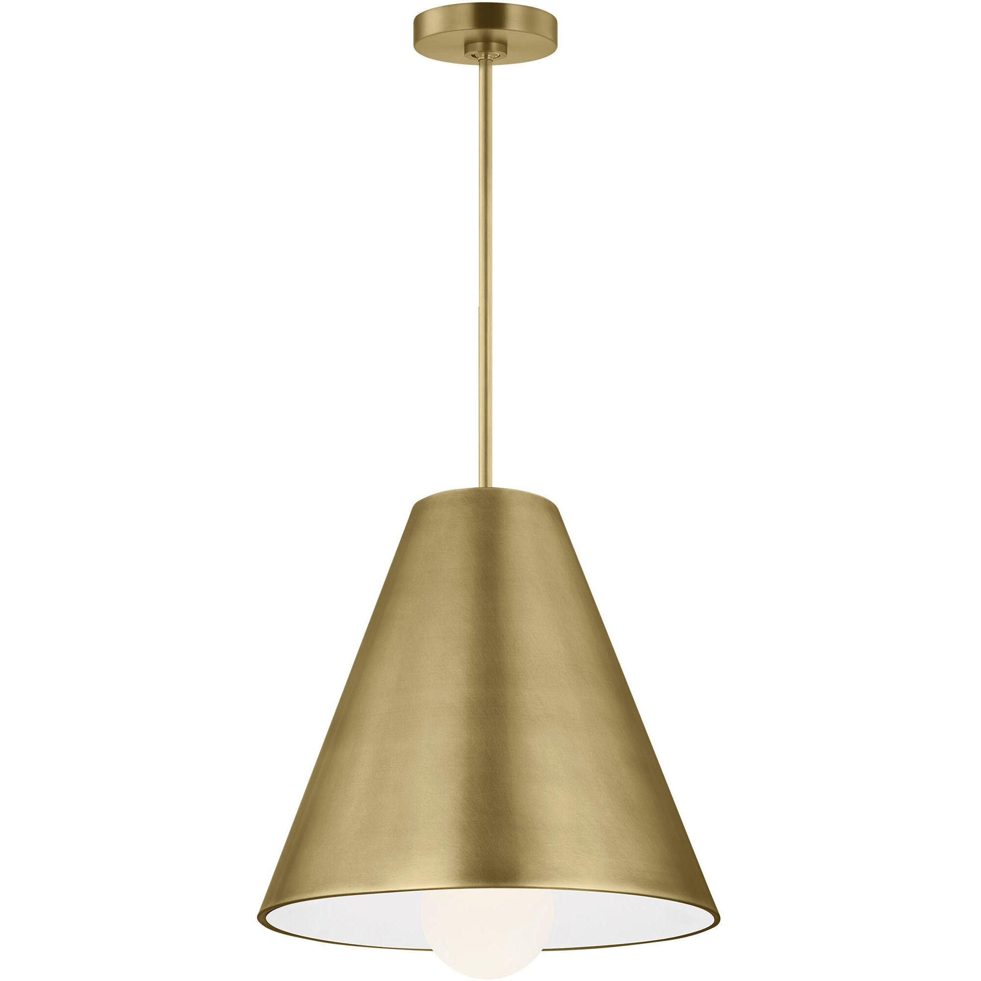 Sean Lavin Ace Line-Voltage Pendant Ceiling Light in Plated Brass