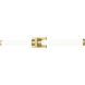 Idris LED 40.5 inch Modern Gold Bath Vanity Wall Light