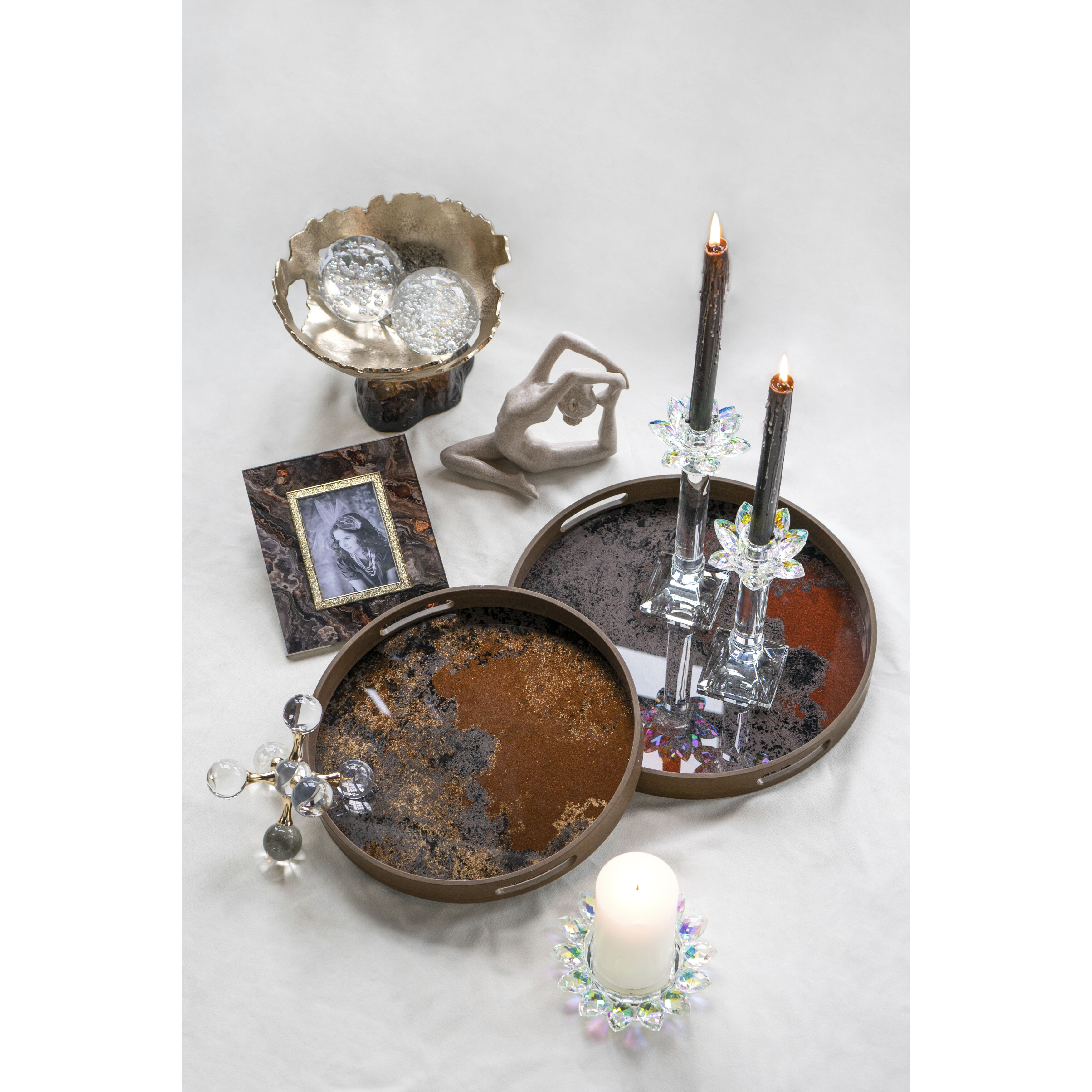 Anita 11 X 4.3 inch Candle Holder