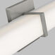 Sean Lavin Milan LED 36.5 inch Satin Nickel Bath Vanity Wall Light