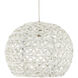 Piero 7 Light 60 inch Silver Multi-Drop Linear Pendant Ceiling Light