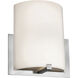 Breez LED 10.25 inch Brushed Steel ADA Wall Sconce Wall Light