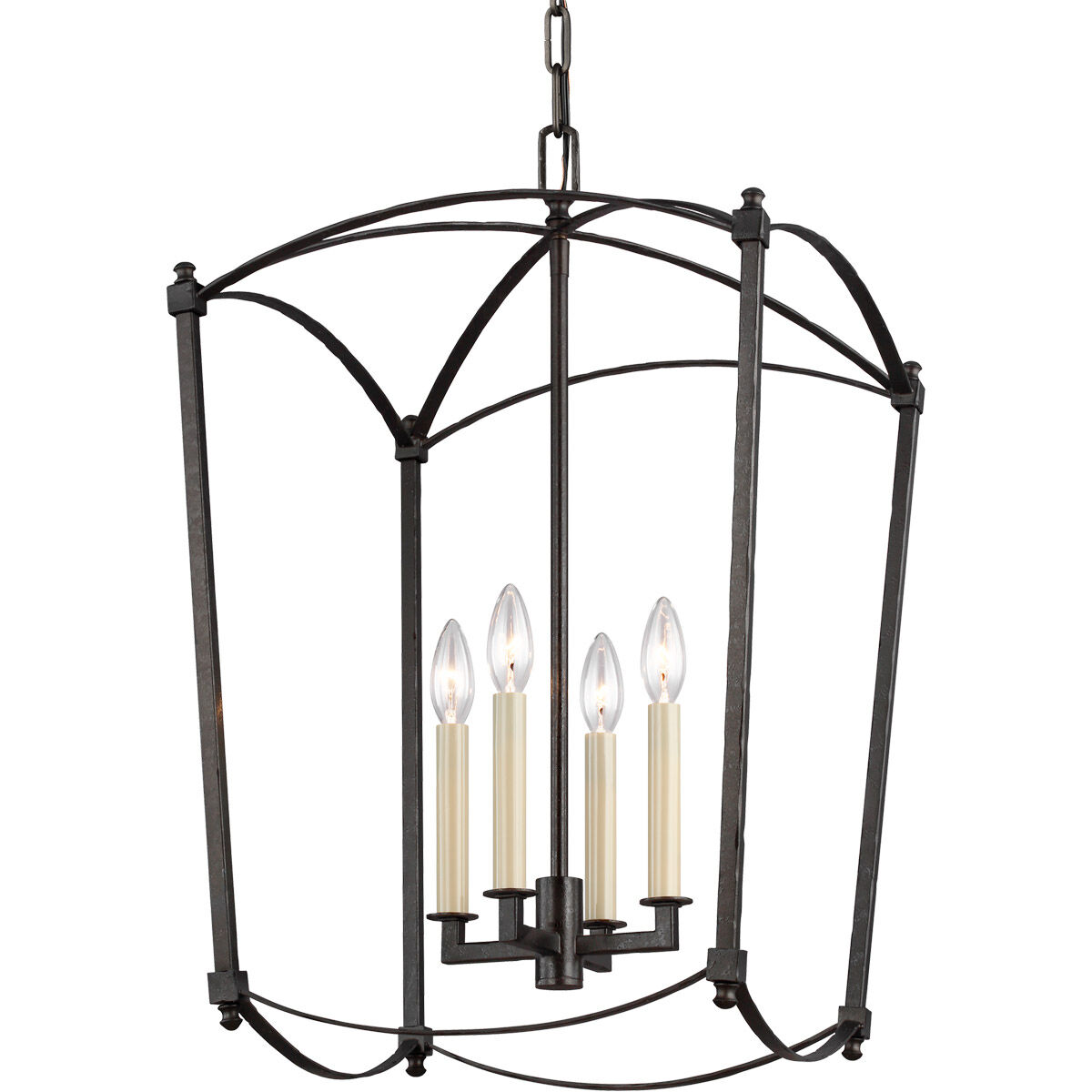 Sean Lavin Thayer 4 Light 16 inch Smith Steel Lantern Chandelier Ceiling Light