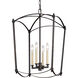 Sean Lavin Thayer 4 Light 16 inch Smith Steel Lantern Chandelier Ceiling Light