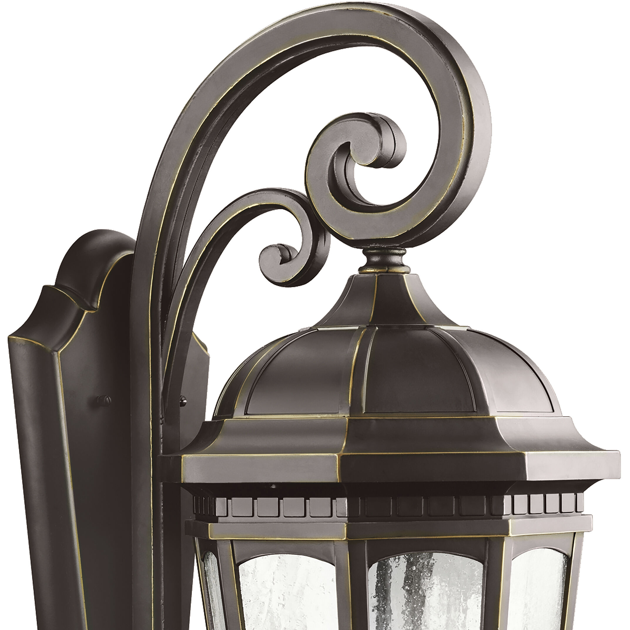 Courtyard 3 Light 22 inch Rubbed Bronze Outdoor Wall, X-Large