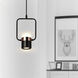 Moxie LED 3 inch Black Down Mini Pendant Ceiling Light