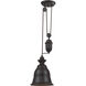 Farmhouse 1 Light 8 inch Oil Rubbed Bronze Mini Pendant Ceiling Light