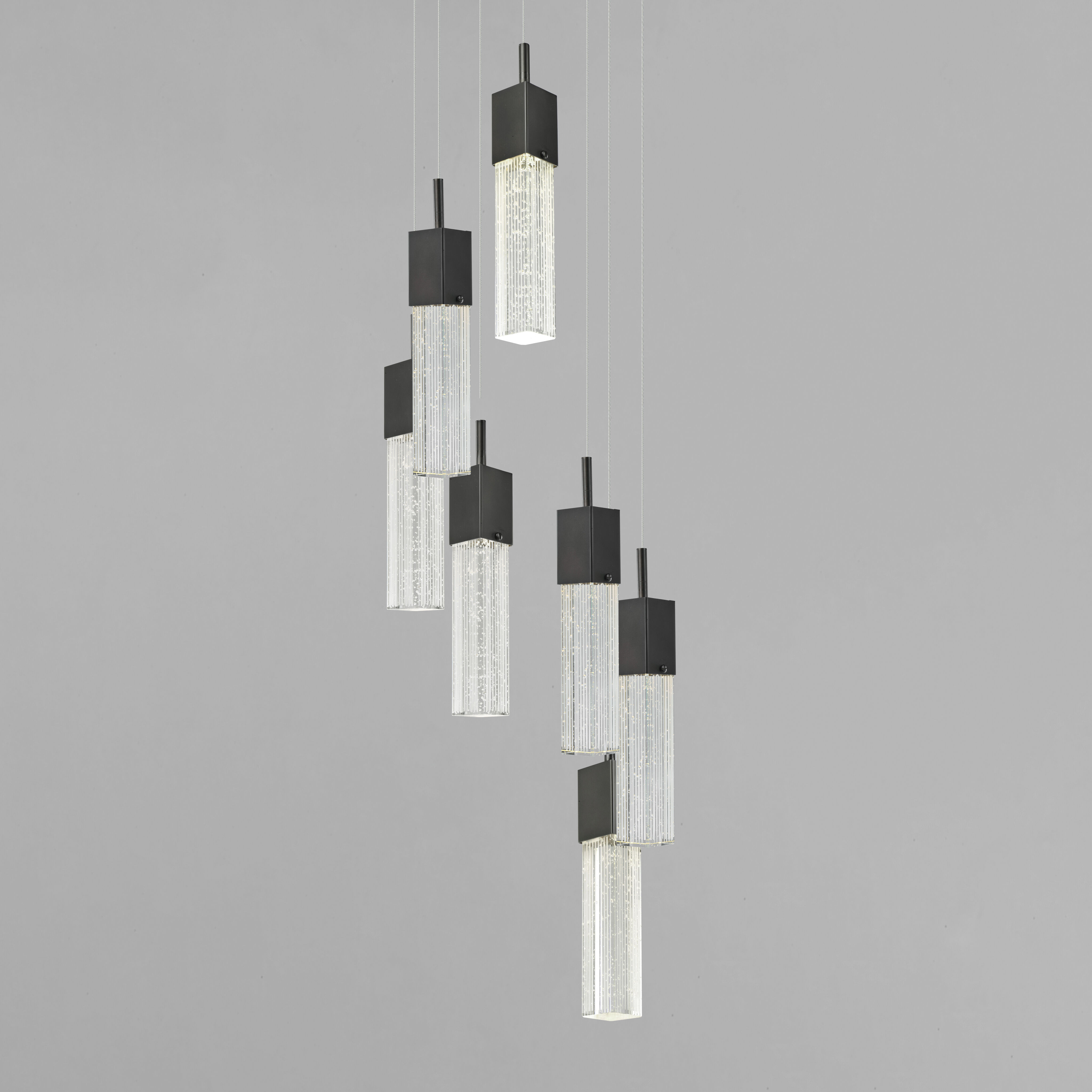 Fizz III LED 13.5 inch Bronze Multi-Light Pendant Ceiling Light