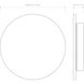 Eclipse LED Plaster ADA Interior Wall Light